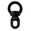 Rotator Round Stainless Steel Swivel - Black